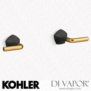 Kohler Wall-Mount Bathroom Sink Tap Lever Handle Trim (K-T27013-4-BMB) Spare Parts