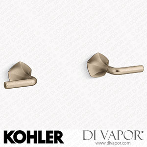 Kohler Wall-Mount Bathroom Sink Tap Lever Handle Trim (K-T27013-4-BV) Spare Parts