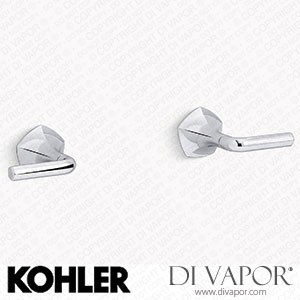 Kohler Wall-Mount Bathroom Sink Tap Lever Handle Trim (K-T27013-4-CP) Spare Parts
