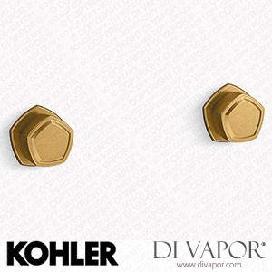 Kohler Wall-Mount Bathroom Sink Tap Knob Handle Trim (K-T27013-9-2MB) Spare Parts