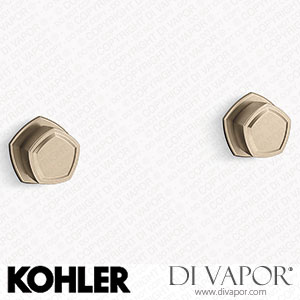 Kohler Wall-Mount Bathroom Sink Tap Knob Handle Trim (K-T27013-9-BV) Spare Parts