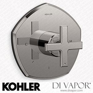 Kohler Temperature Control Valve Trim with Cross Handle (K-T27040-3-TT) Spare Parts