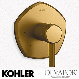 Kohler Temperature Control Valve Trim with Lever Handle (K-T27040-4-2MB) Spare Parts
