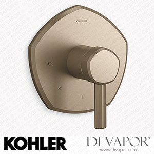 Kohler Temperature Control Valve Trim with Lever Handle (K-T27040-4-BV) Spare Parts
