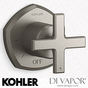 Kohler Volume Control Valve Trim with Cross Handle (K-T27041-3-BN) Spare Parts