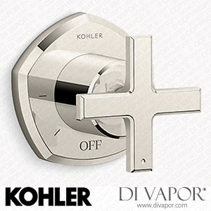 Kohler Volume Control Valve Trim with Cross Handle (K-T27041-3-SN) Spare Parts