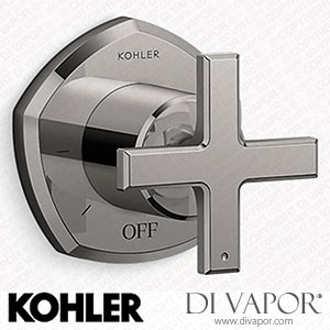 Kohler Volume Control Valve Trim with Cross Handle (K-T27041-3-TT) Spare Parts