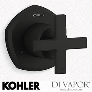 Kohler Transfer Valve Trim with Cross Handle (K-T27042-3-BL) Spare Parts