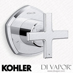 Kohler Transfer Valve Trim with Cross Handle (K-T27042-3-CP) Spare Parts