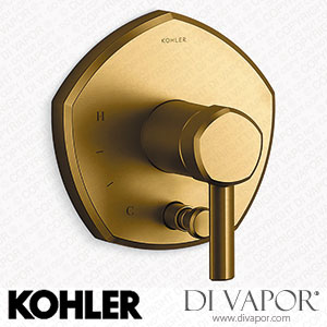 Kohler Valve Trim with Push-Button Diverter and Lever Handle (K-T27044-4-2MB) Spare Parts