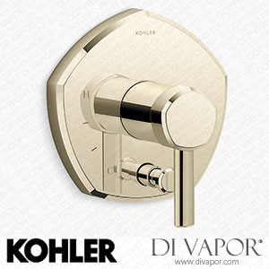 Kohler Valve Trim with Push-Button Diverter and Lever Handle (K-T27044-4-AF) Spare Parts
