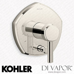 Kohler Valve Trim with Push-Button Diverter and Lever Handle (K-T27044-4-SN) Spare Parts