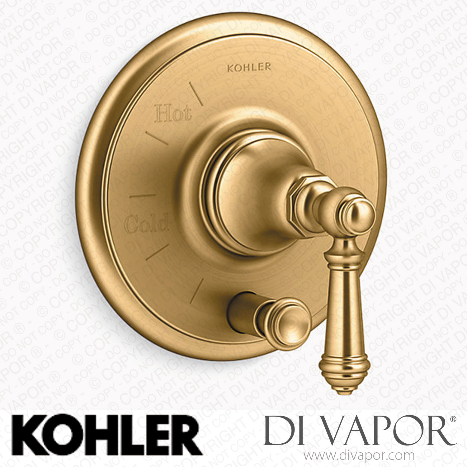 thumbnail image 2 of Kohler K T22032 4 SN Vibrant Polished Nickel Tempered Single Handle 3 Function Diverter Valve Trim   Less Valve 2 of 10