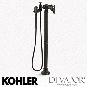 Kohler Floor-Mount Bath Filler Trim with Handshower (K-T72790-9M-2BZ) Spare Parts