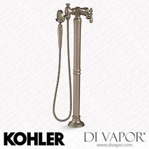 Kohler Floor-Mount Bath Filler Trim with Handshower (K-T72790-9M-BV) Spare Parts