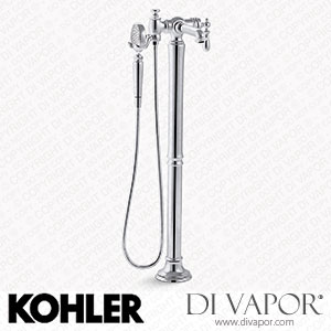 Kohler Floor-Mount Bath Filler Trim with Handshower (K-T72790-9M-CP) Spare Parts