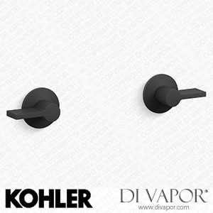 Kohler Wall-Mount Bathroom Sink Tap Lever Handle Trim (K-T77981-4-BL) Spare Parts