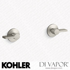 Kohler Wall-Mount Bathroom Sink Tap Lever Handle Trim (K-T77981-4-BN) Spare Parts