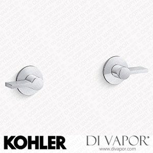 Kohler Wall-Mount Bathroom Sink Tap Lever Handle Trim (K-T77981-4-CP) Spare Parts