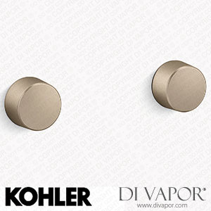 Kohler Wall-Mount Bathroom Sink Tap Oyl Handle Trim (K-T77981-8-BV) Spare Parts