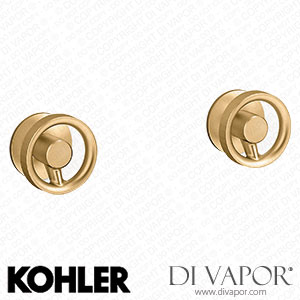 Kohler Wall-Mount Bathroom Sink Tap Industrial Handle Trim (K-T77981-9-2MB) Spare Parts