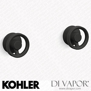 Kohler Wall-Mount Bathroom Sink Tap Industrial Handle Trim (K-T77981-9-BL) Spare Parts