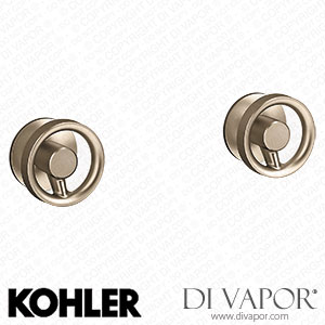 Kohler Wall-Mount Bathroom Sink Tap Industrial Handle Trim (K-T77981-9-BV) Spare Parts