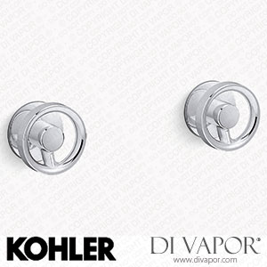 Kohler Wall-Mount Bathroom Sink Tap Industrial Handle Trim (K-T77981-9-CP) Spare Parts