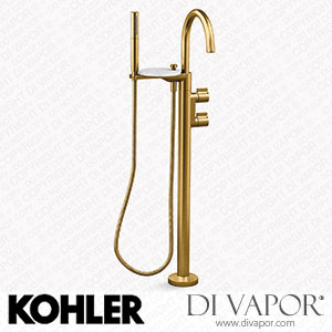 Kohler Floor-Mount Bath Filler Trim with Lever Handles and Handshower (K-T77984-4-2MB) Spare Parts