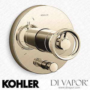 Kohler Valve Trim with Push-Button Diverter and Industrial Handle (K-T78016-9-AF) Spare Parts