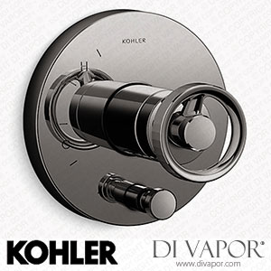 Kohler Valve Trim with Push-Button Diverter and Industrial Handle (K-T78016-9-TT) Spare Parts
