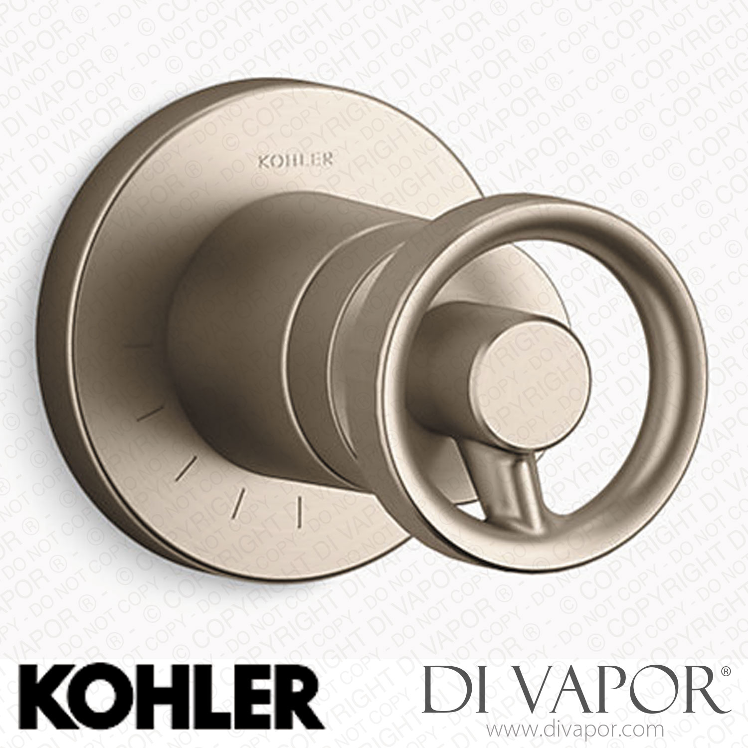 Kohler Volume Control Valve Trim with Industrial Handle (KT780259BV