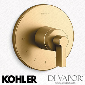 Kohler Temperature Control Valve Trim with Lever Handle (K-T78027-4-2MB) Spare Parts