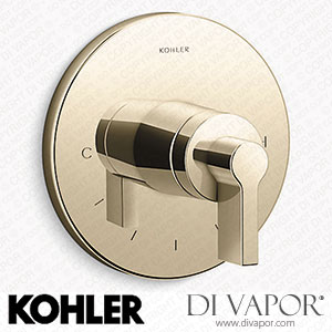 Kohler Temperature Control Valve Trim with Lever Handle (K-T78027-4-AF) Spare Parts