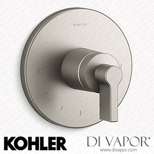 Kohler Temperature Control Valve Trim with Lever Handle (K-T78027-4-BN) Spare Parts