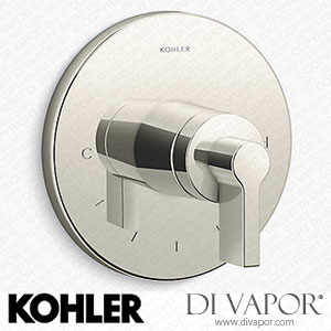 Kohler Temperature Control Valve Trim with Lever Handle (K-T78027-4-CP) Spare Parts