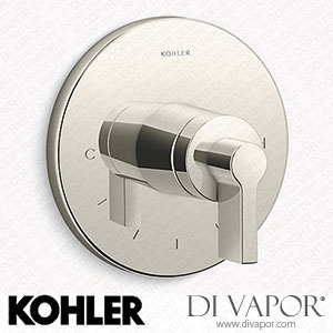 Kohler Temperature Control Valve Trim with Lever Handle (K-T78027-4-SN) Spare Parts