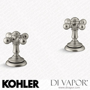Kohler Deck-Mount Bath Faucet Handle Trim with Cross Design (K-T98071-3-BN) Spare Parts