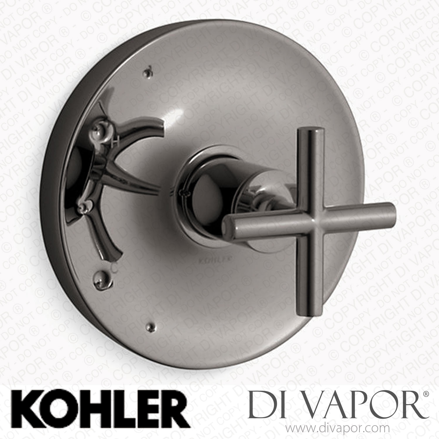 Kohler Valve Trim with Cross Handle (KTS144233TT) Spare Parts