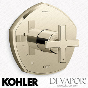 Kohler Valve Trim with Cross Handle (K-TS27043-3-AF) Spare Parts