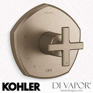 Kohler Valve Trim with Cross Handle (K-TS27043-3-BV) Spare Parts