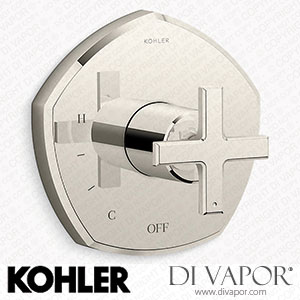 Kohler Valve Trim with Cross Handle (K-TS27043-3-SN) Spare Parts