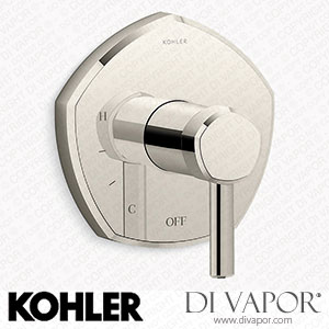 Kohler Valve Trim with Lever Handle (K-TS27043-4-SN) Spare Parts