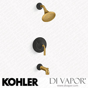 Kohler Bath and Shower Trim Kit, 1.75 GPM (K-TS27421-4G-BMB) Spare Parts