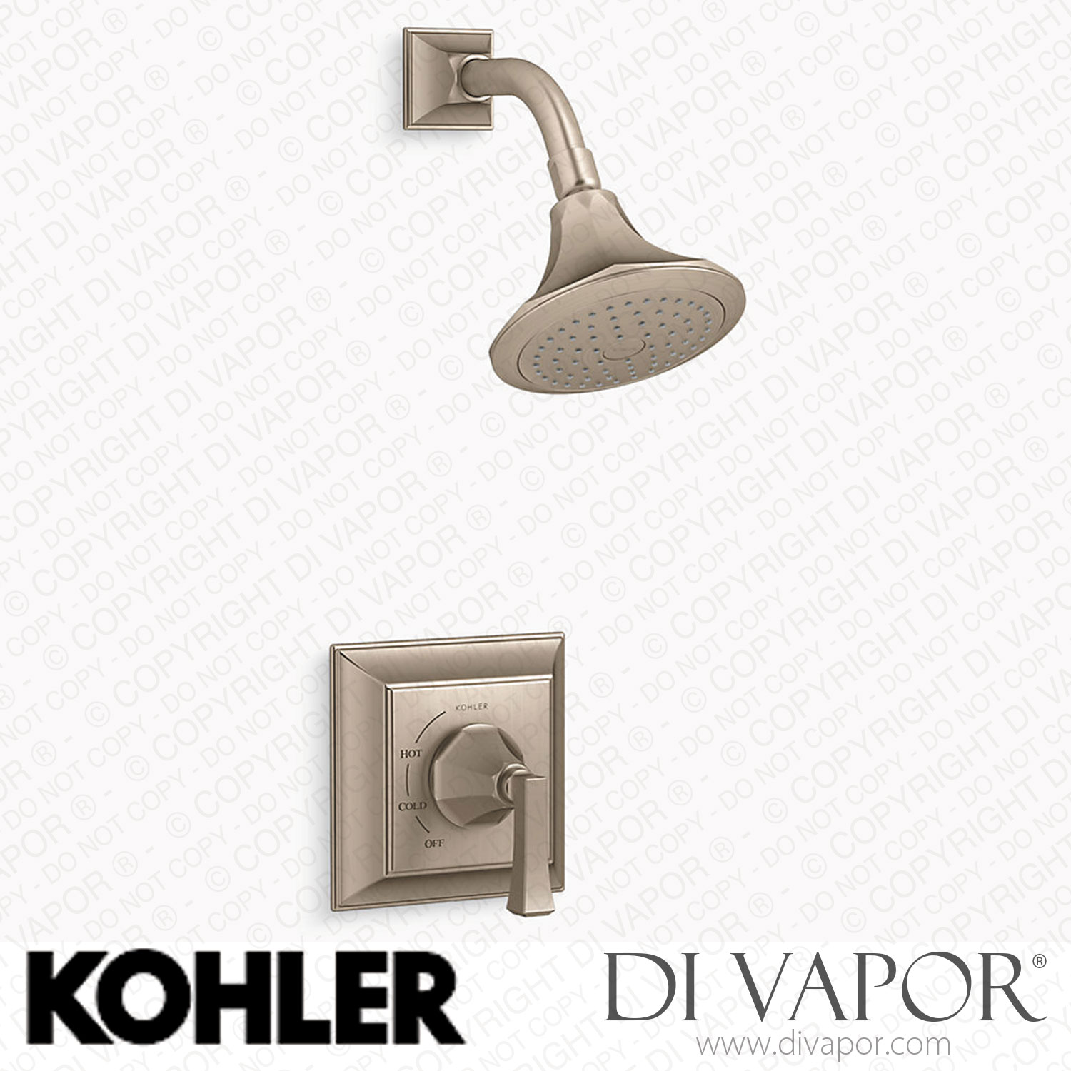 Kohler Shower Trim Kit, 2.5 GPM (KTS4624VBV) Spare Parts