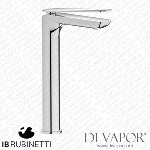 IB Rubinetti K2202CC K2 Tall Monohole Washbasin Mixer Complete with Drain Spare Parts