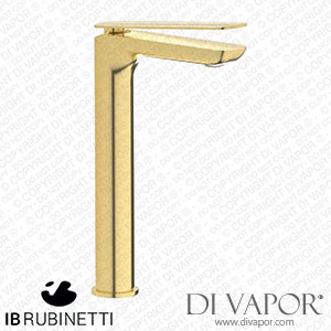 IB Rubinetti K2202IS K2 Tall Monohole Washbasin Mixer Complete with Drain Spare Parts