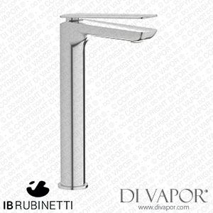 IB Rubinetti K2202SS K2 Tall Monohole Washbasin Mixer Complete with Drain Spare Parts
