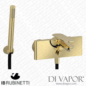 IB Rubinetti K2250II K2 Wall Mounted Bath Filler Complete with Shower Kit Spare Parts