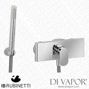 IB Rubinetti K2350CC K2 Wall Mounted Shower Mixer with Shower Kit Spare Parts